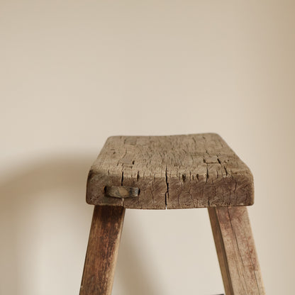 Tall elm stool - Onra
