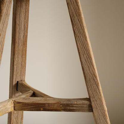 Tall round elm stool - Tyra