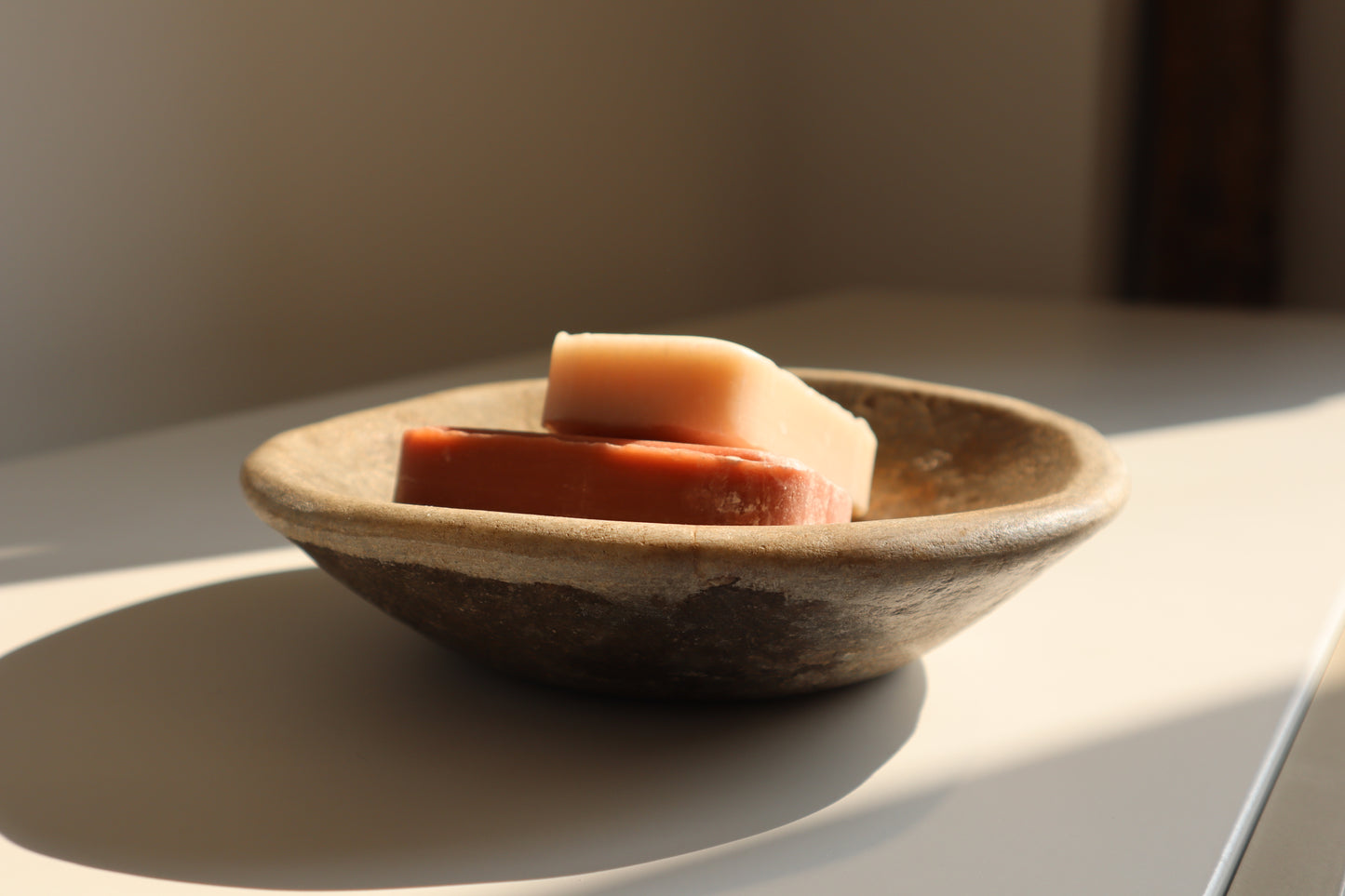 Aged marble bowl - Zuri