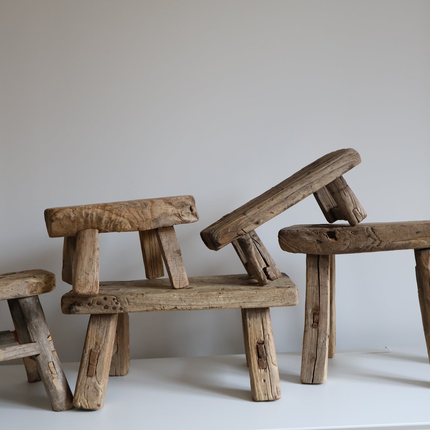 Rustic stool - Martha