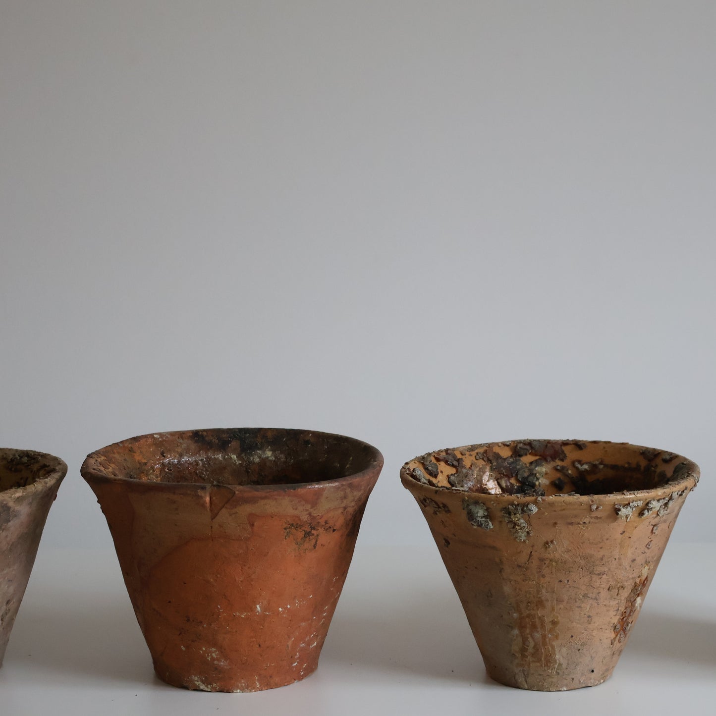Terracotta sap pots
