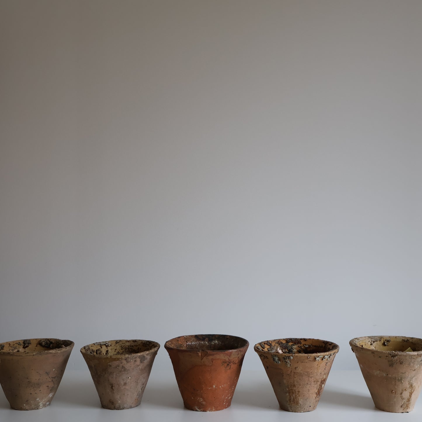 Terracotta sap pots