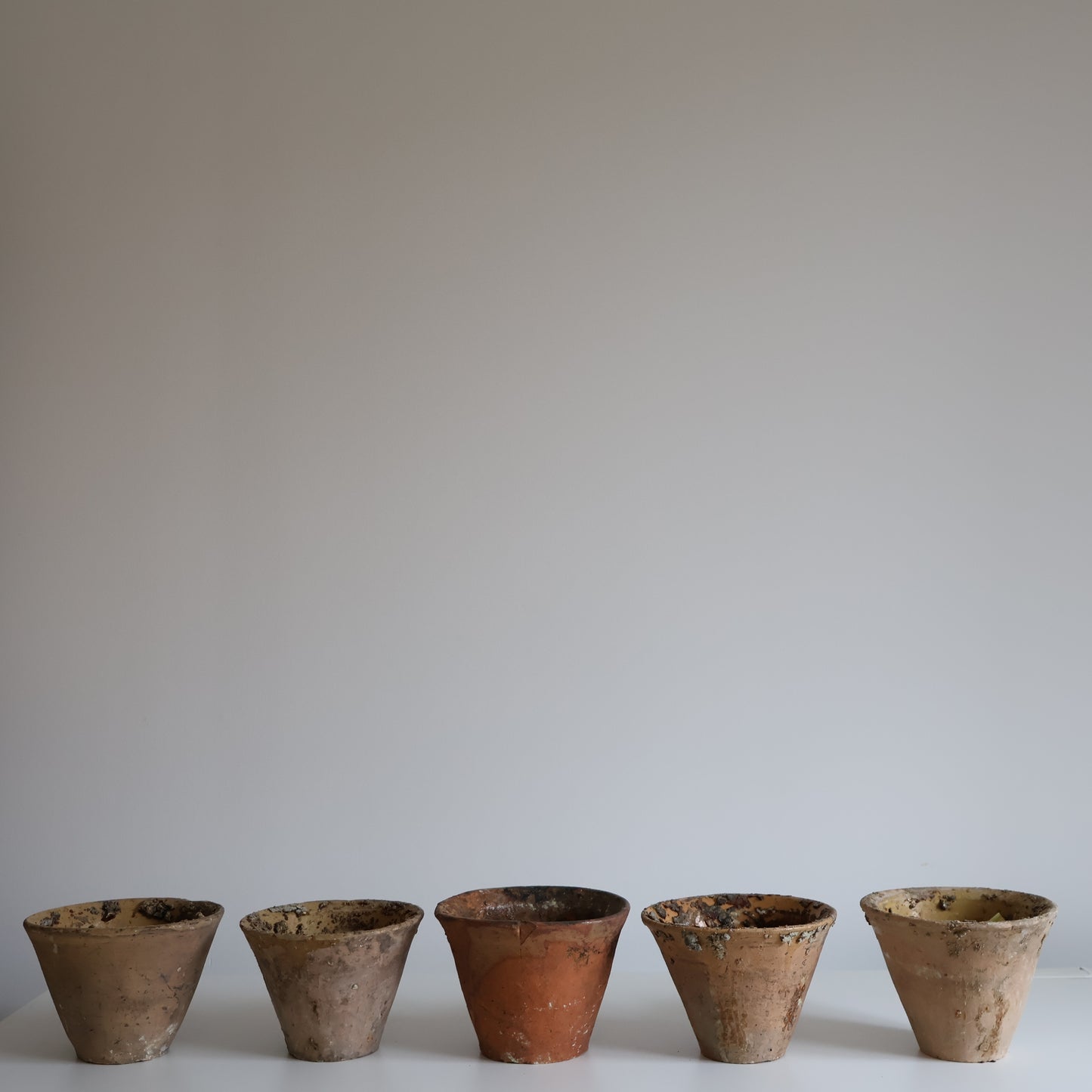 Terracotta sap pots