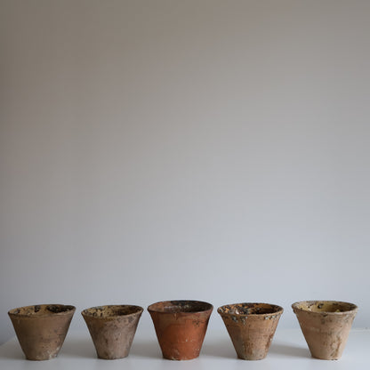 Terracotta sap pots