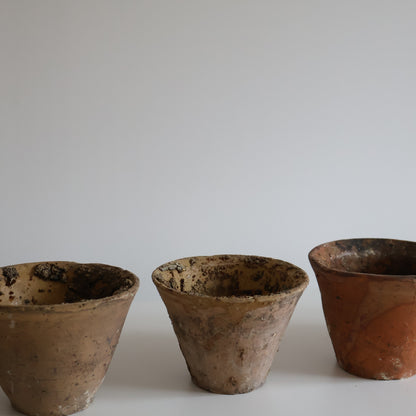 Terracotta sap pots