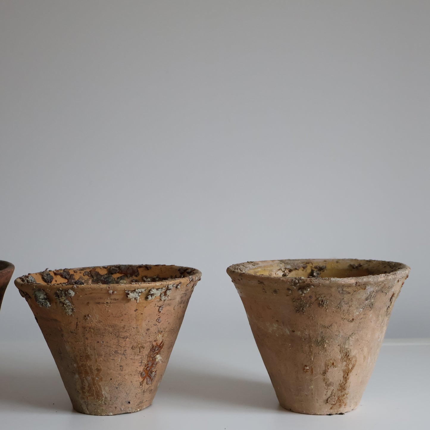 Terracotta sap pots