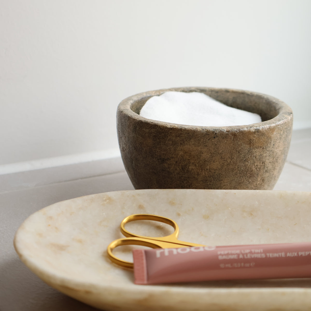 Mini stone bowl