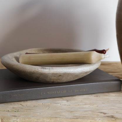 Marble bowl - Taupe