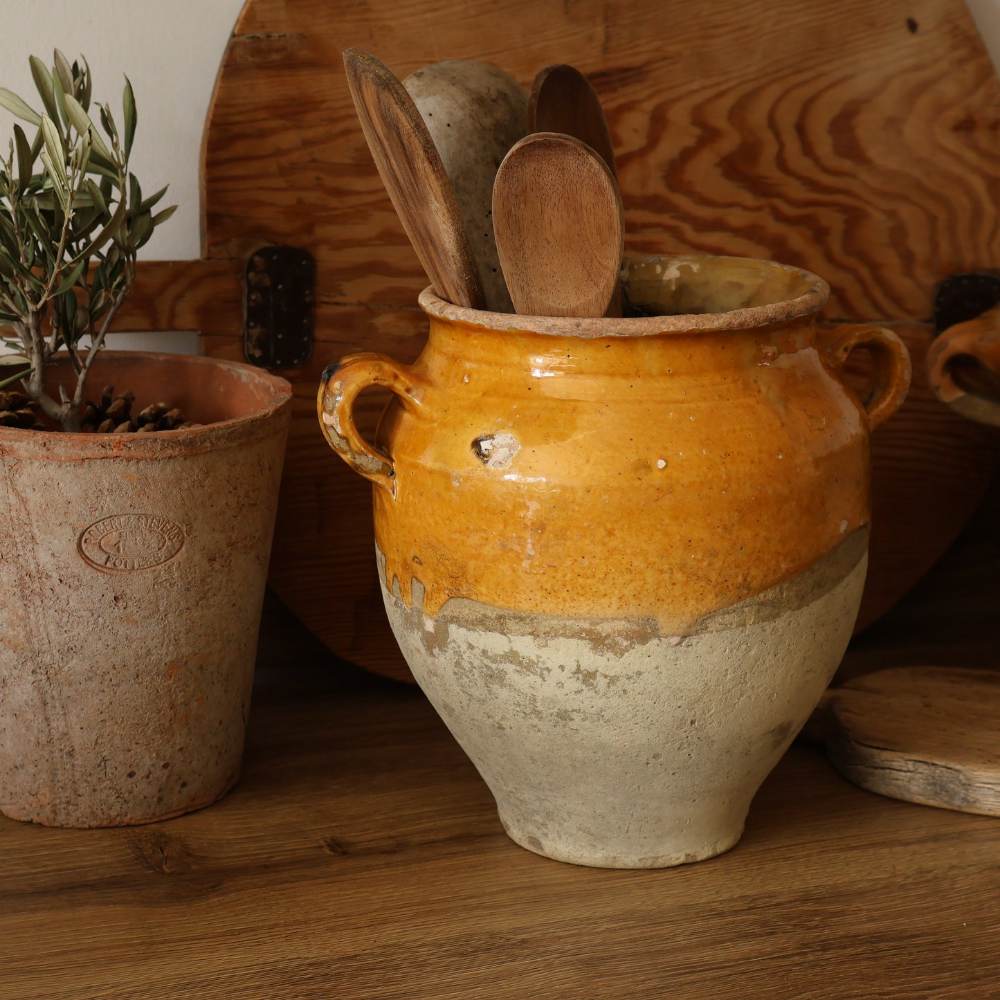 Yellow confit pot - Elsie