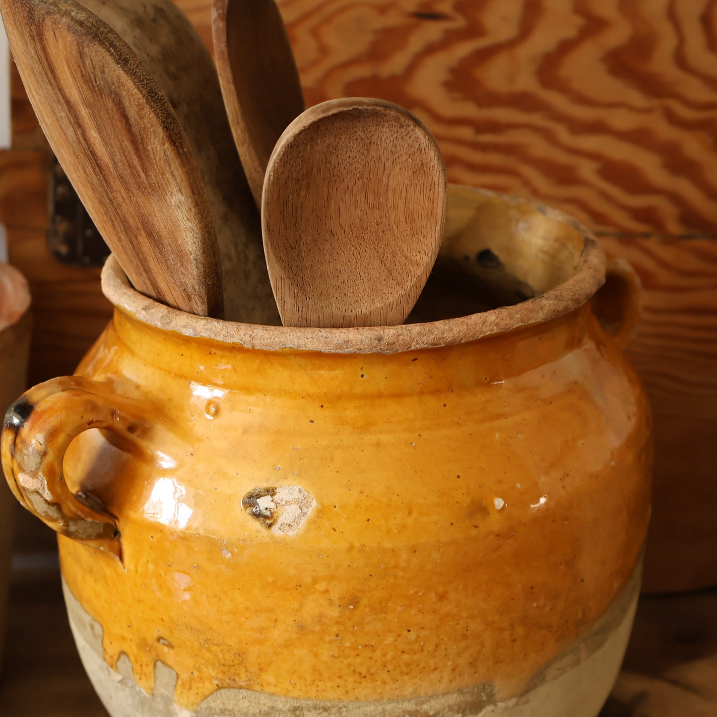 Yellow confit pot - Elsie