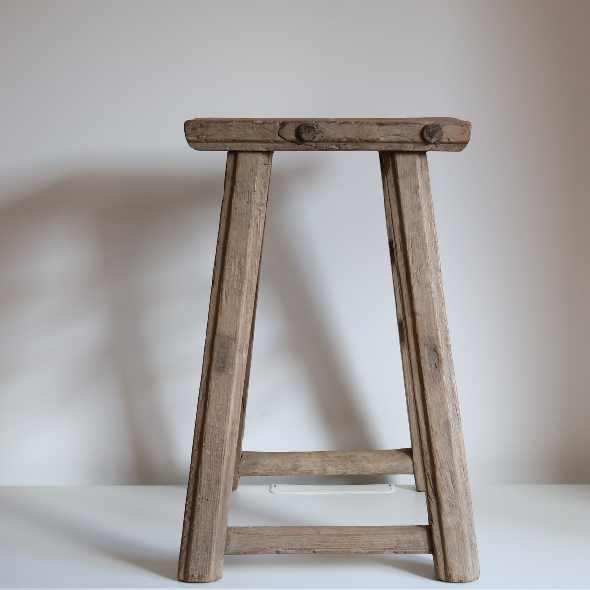 Tall elm stool - Maud
