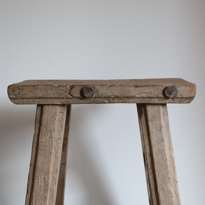 Tall elm stool - Maud