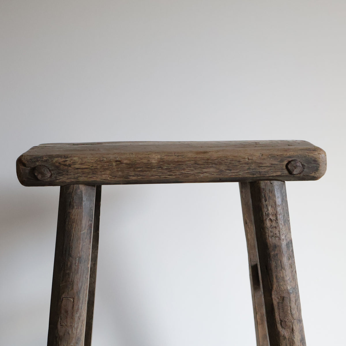 Tall elm stool - Sybil