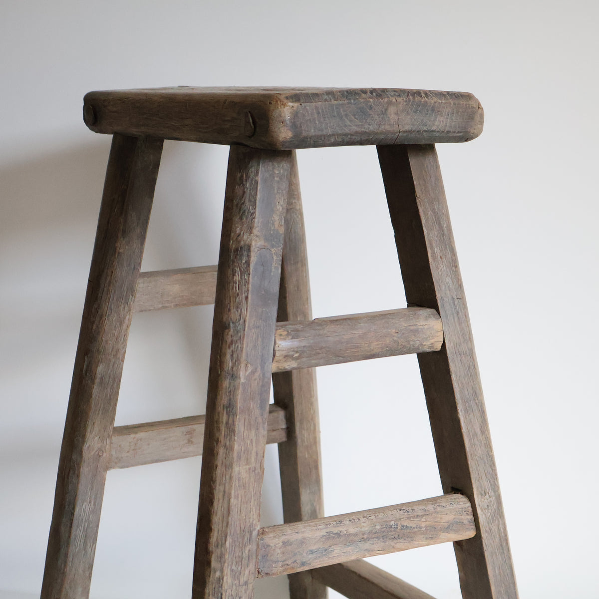 Tall elm stool - Sybil
