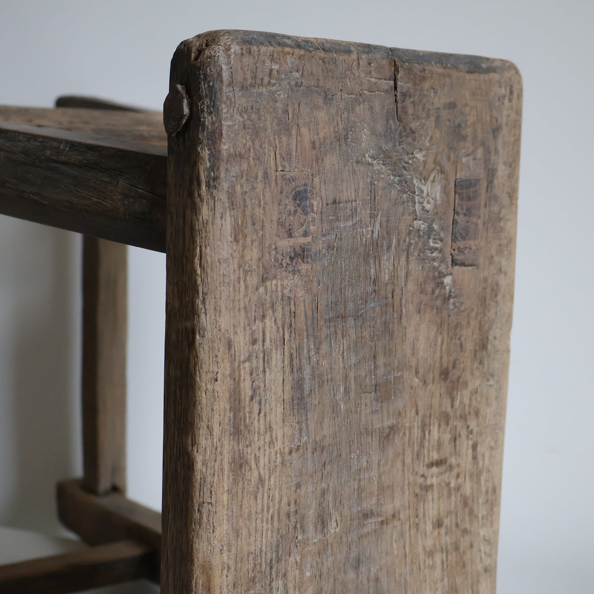 Tall elm stool - Sybil