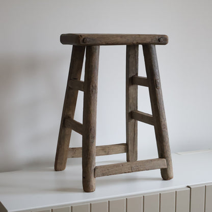 Tall elm stool - Sybil