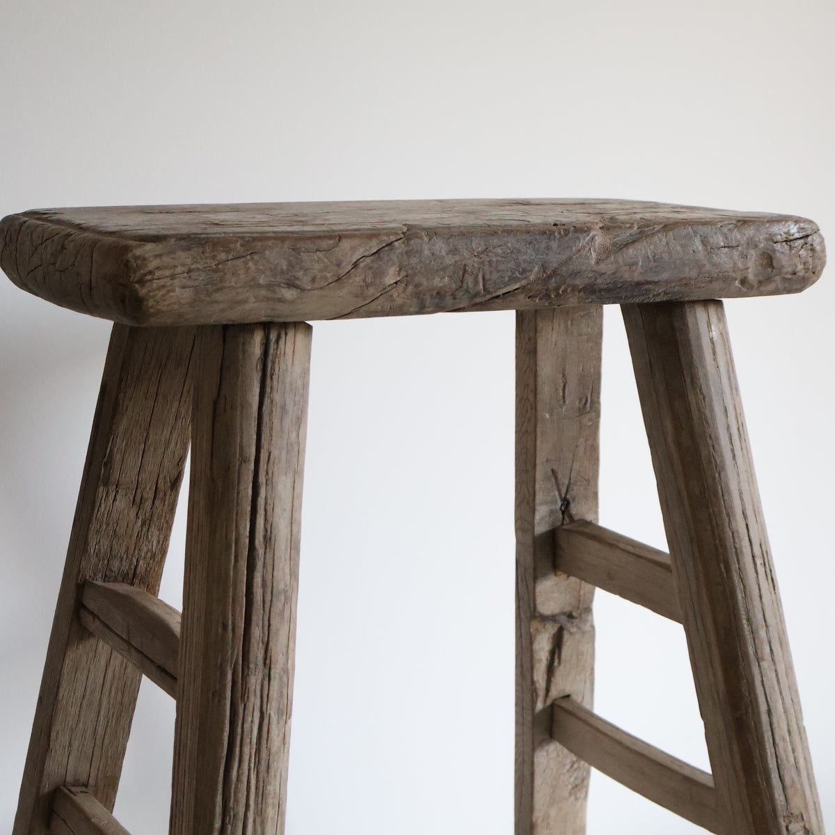 Tall elm stool - Oswald