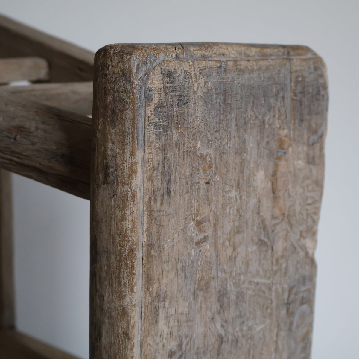 Tall elm stool - Oswald