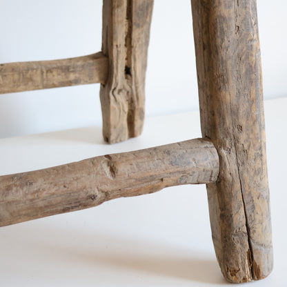 Tall elm stool - Percy