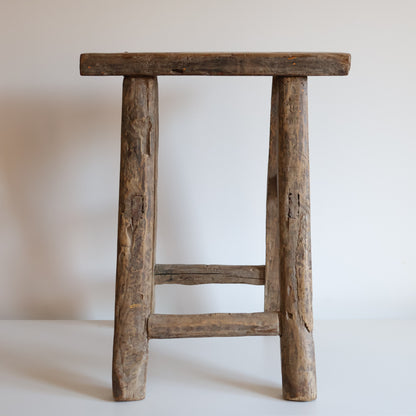 Tall elm stool - Percy