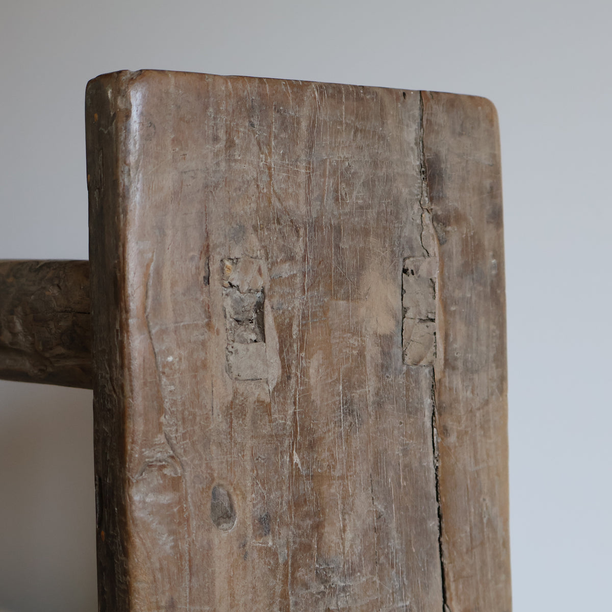 Tall elm stool - Percy
