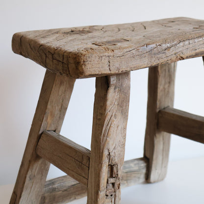 Elm stool - Cecil
