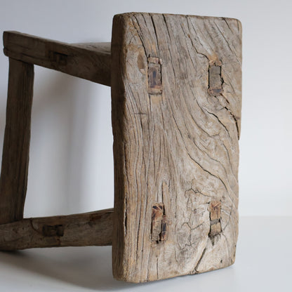 Elm stool - Cecil