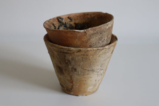 Terracotta sap pots
