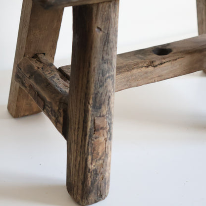 Elm stool - Winifred