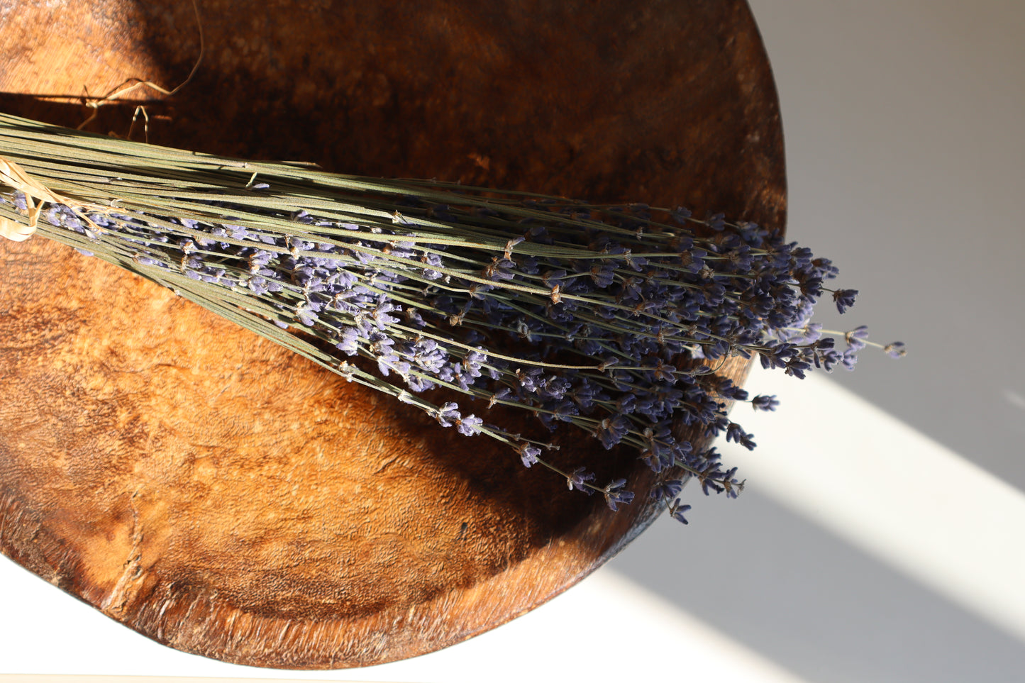 Aged wooden bowl