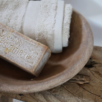 Aged marble bowl - Kora