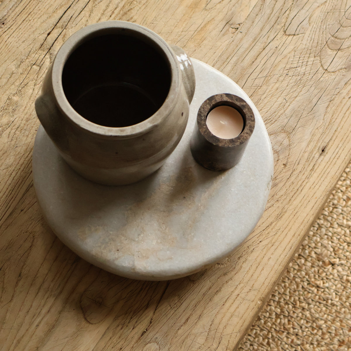 Marble chapati board - One