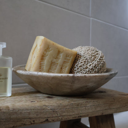 Aged marble bowl - Nila