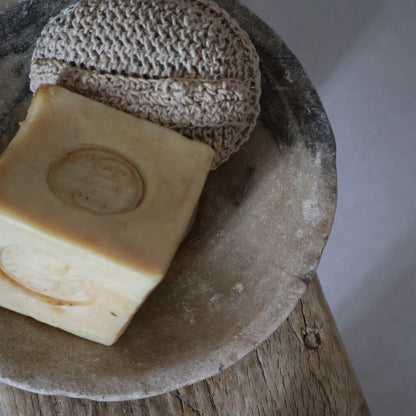 Aged marble bowl - Nila