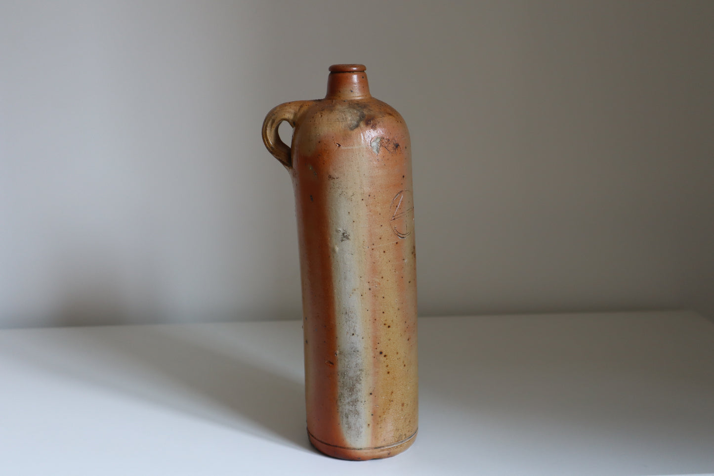 Salt glazed bottle