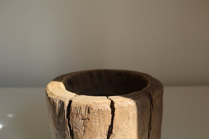 Wooden mortar