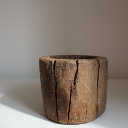 Wooden mortar