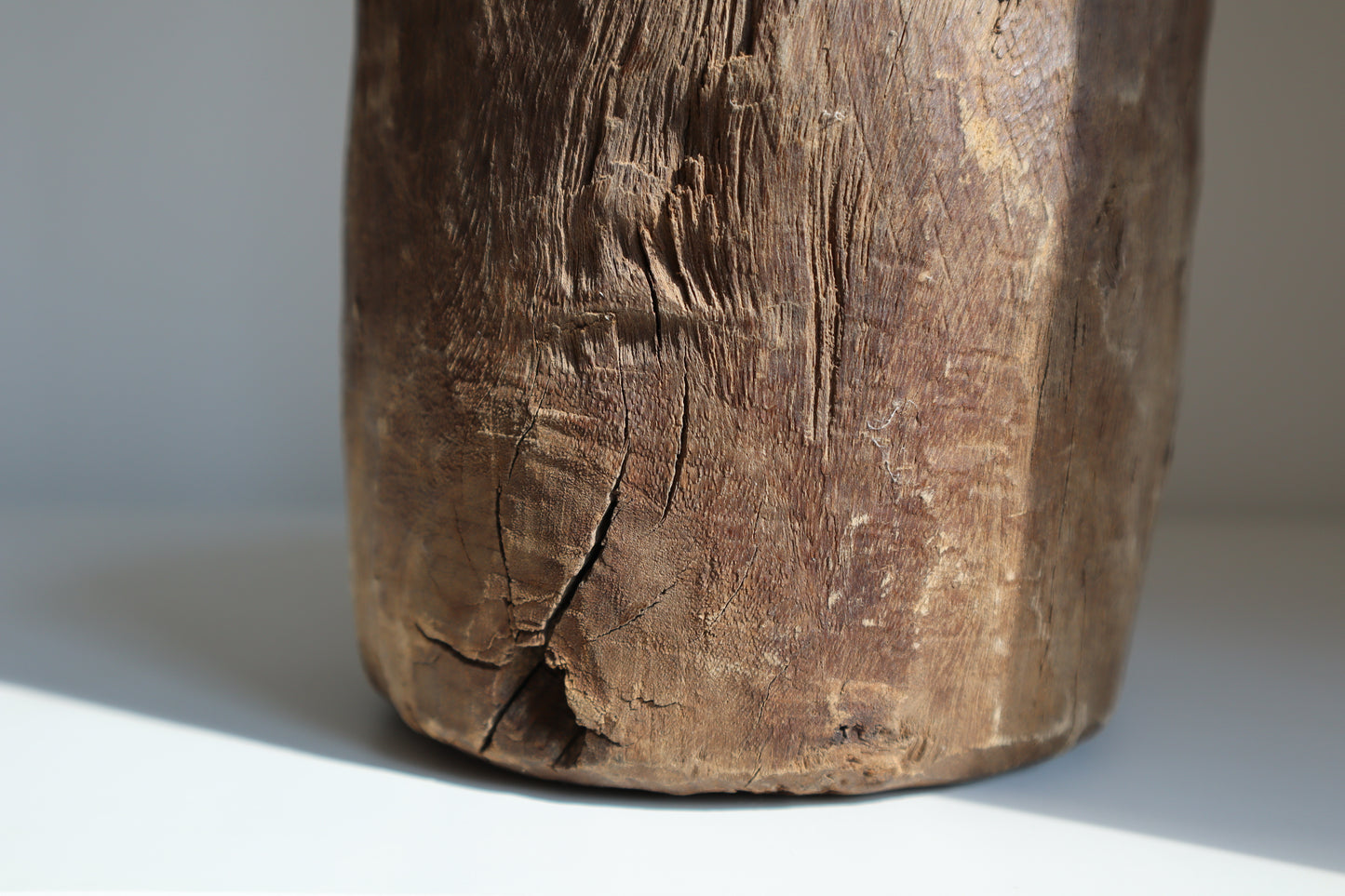 Wooden mortar