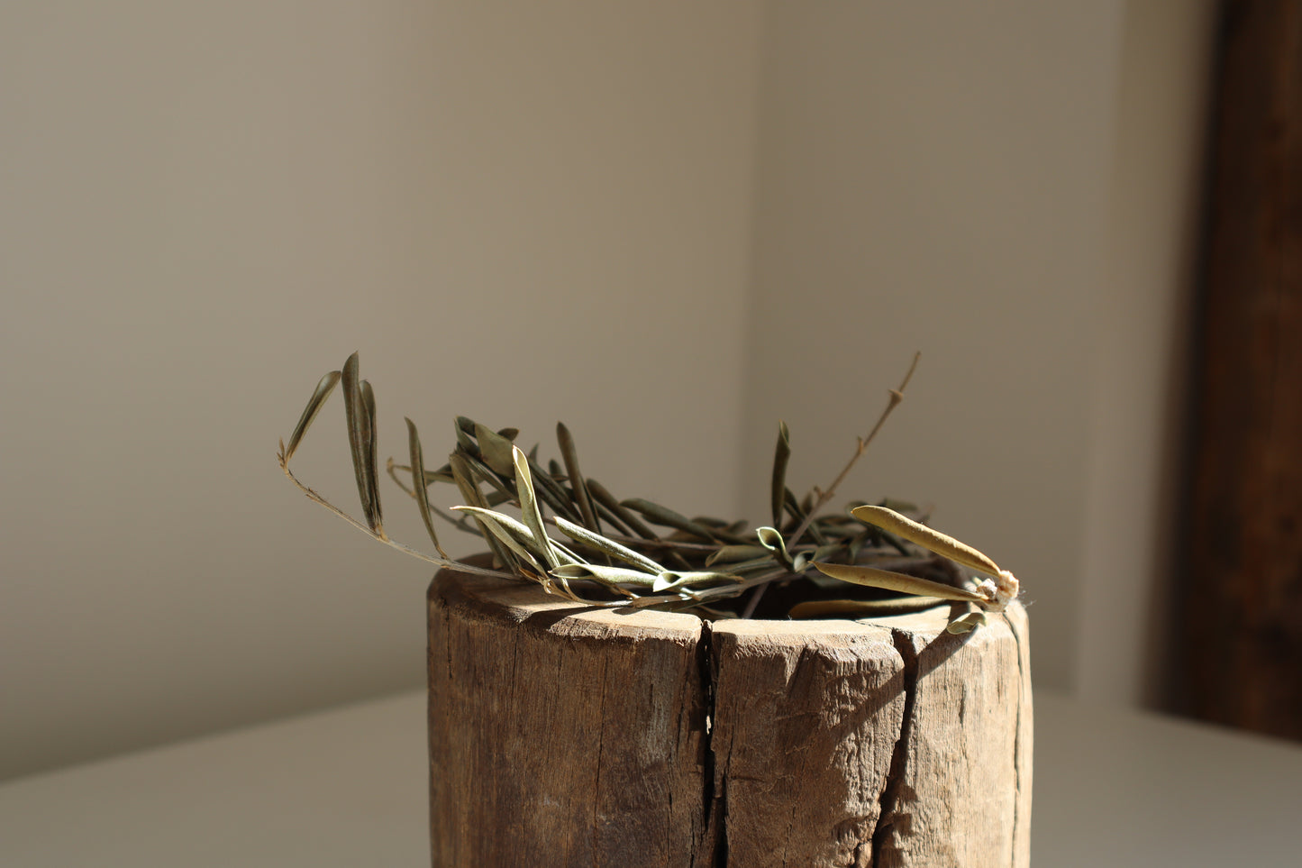 Wooden mortar
