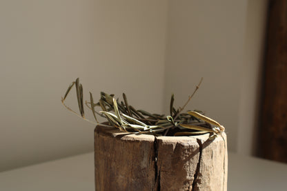 Wooden mortar