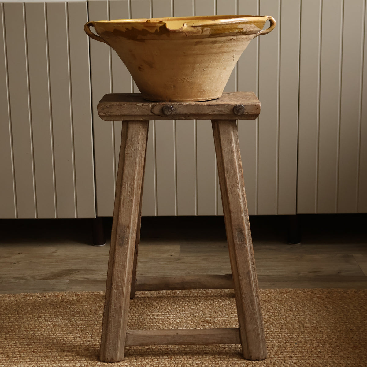 Tall elm stool - Sybil