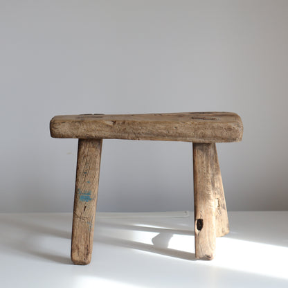 Small elm stool - Felix