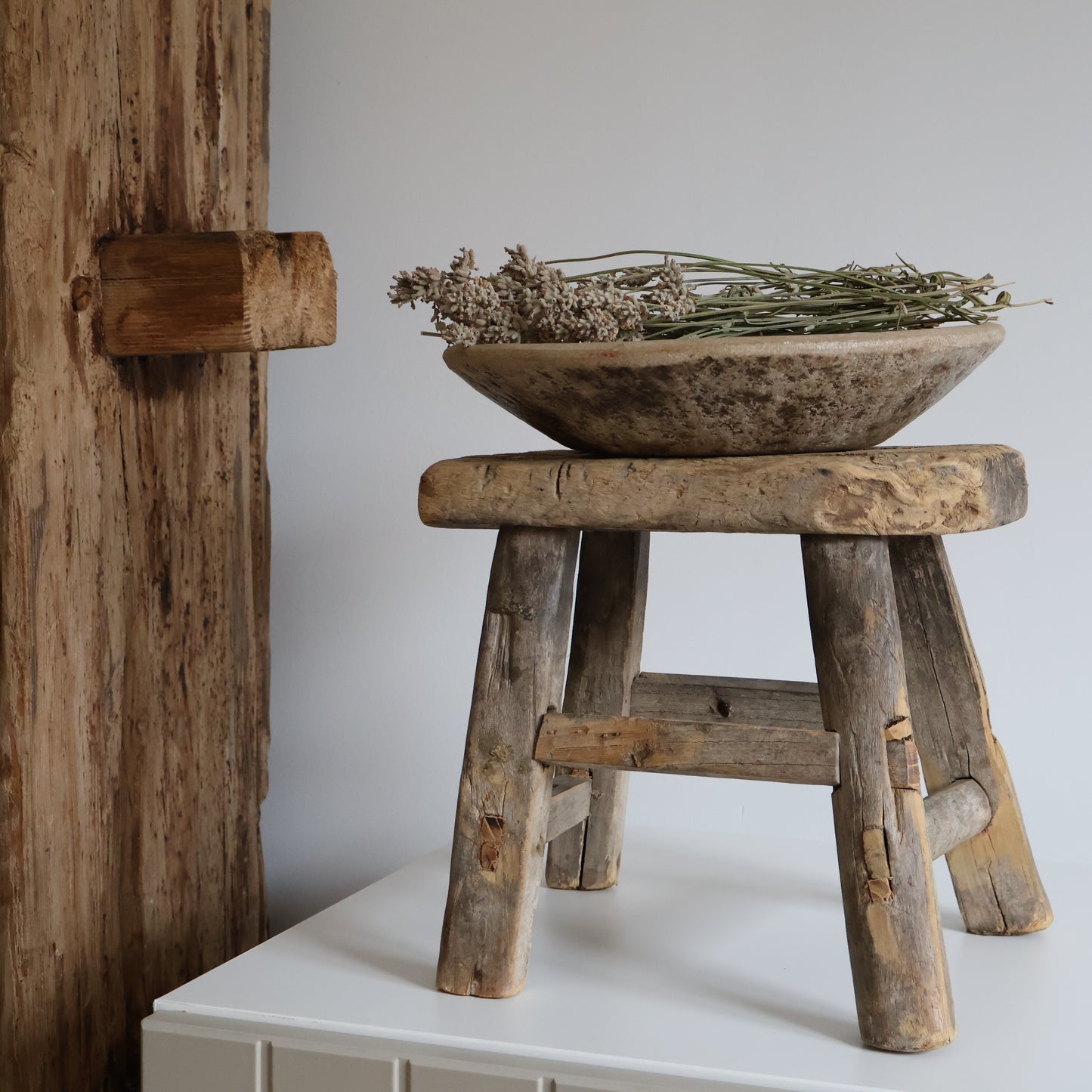 Rustic stool - Kora
