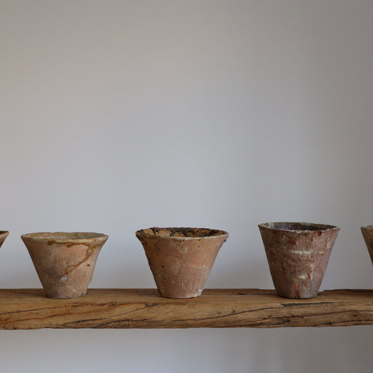 Terracotta sap pots