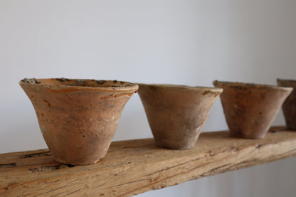 Terracotta sap pots