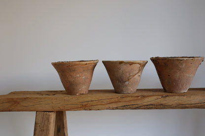 Terracotta sap pots