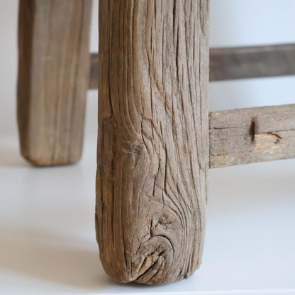 Tall elm stool - Hugh