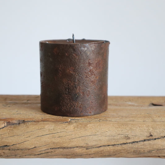 Rust candle stand