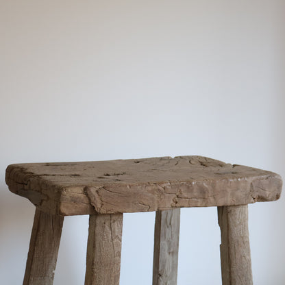 Tall elm stool - Jasper