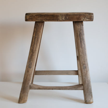 Tall elm stool - Frank